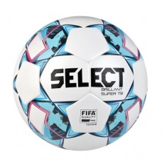 М"яч футбольний Select Brillant Super TB (FIFA Quality Pro) №5, біло-блакитний, код: 5703543267507