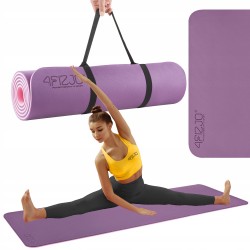 Килимок для йоги та фітнесу 4Fizjo TPE Violet/Pink, 1800x600x10 мм, код: 4FJ0390