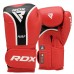 Боксерські рукавиці RDX Aura Plus T-17 14 унцій, червоний-чорний, код: BGR-T17RB-14OZ+