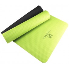 Килимок для йоги та фітнесу U-Powex TPE Yoga mat Green/Black 1830х610х6 мм, код: UP_1000_TPE_Gr/Black
