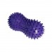М"яч подвійний масажний SNS YJ-HS8 160мм, фіолетовий, код: 12599-SNS