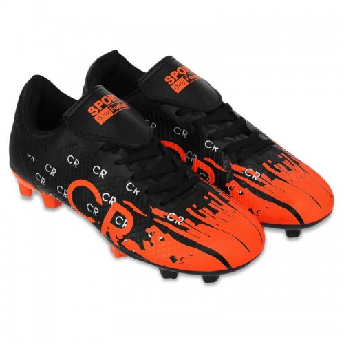 Бутси футбольні CR7 Sport розмір 45, чорний-помаранчевий, код: 6001-40-45_45BK Бутси футбольні CR7 Sport розмір 45, чорний-помаранчевий, код: 6001-40-45_45BK