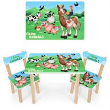 Столик дитячий Bambi з 2-ма стільцями, код: 501-85(EN)-MP