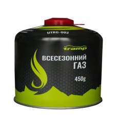 Картридж газовий Tramp різьбовий 450гр, код: UTRG-002