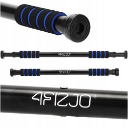 Турнік розсувний 4Fizjo Basic 61.5-100 см Black/Blue, код: P-5905973402705