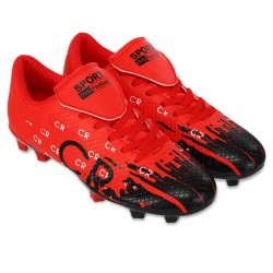Бутси футбольні CR7 Sport розмір 42, червоний-чорний, код: 6001-40-45_42R
