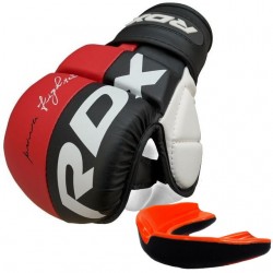 Рукавиці для ММА RDX T6 Plus Rex XL, червоний, код: GGR-T6R-XL+