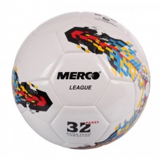 М"яч футбольний Merco League Soccer Ball №5, білий, код: 8591792369403