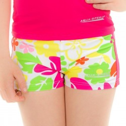 Плавки-шорти для дівчат Aqua Speed Flower Shorts зріст 122см, 7 років, мультиколор, код: 5908217621177