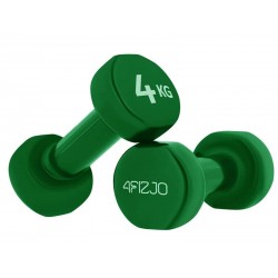 Гантелі вінілові 4FIZJO Classic 2 x 4 кг, зелений, код: P-5907739312792 Гантелі вінілові 4FIZJO Classic 2 x 4 кг, зелений, код: P-5907739312792