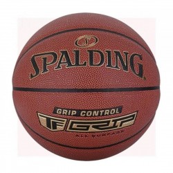 М"яч баскетбольний Spalding Grip Control №7, коричневий, код: 689344405452