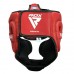Боксерський шолом RDX Aura Plus T-17 XL, червоний-чорний, код: HGR-T17RB-XL+