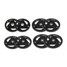 Набір олімпійських дисків Fitnessport 8 шт, 140 кг, код: 10262-AX Набір олімпійських дисків Fitnessport 8 шт, 140 кг, код: 10262-AX