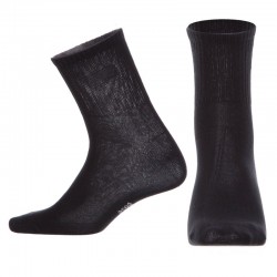 Шкарпетки спортивні укорочені New Balance, розмір 40-44, чорний, код: BC-3966_BK