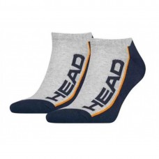 Шкарпетки Head Performance Sneaker 2 пари, розмір 35-38, сірий-темно-синій, код: 8718824546346