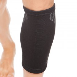 Фіксатор м"язів гомілки Sibote L, чорний-сірий, 1 шт, код: ST-2594_L