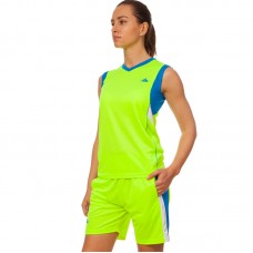 Форма баскетбольная женская PlayGame Lingo XL (46-48), салатовый-синий, код: LD-8295W_XLLGBL