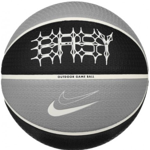 М"яч баскетбольний Nike Playground 8P 2.0 K Durant Deflated №7, сірий-чорний, код: 887791773487