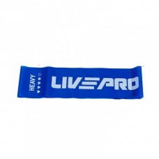 Еспандер стрічка LivePro Fitness Band Heavy 2000х150х0,6 мм (9,1кг), синій, код: 6951376153682