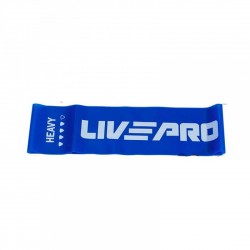 Еспандер стрічка LivePro Fitness Band Heavy 2000х150х0,6 мм (9,1кг), синій, код: 6951376153682