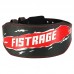 Пояс атлетичний шкіряний Fistrage L, ширина-15см, чорний-червоний, код: VL-4336_L