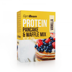 Суміш для млинців і вафель GymBeam Pancake & Waffle Mix ваніль , код: 8588006485400