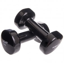 Гантели для фитнеса виниловые Zelart Beauty 2x4 кг черный, код: TA-5225-4_BK