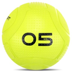 Слембол м"яч набивний для кросфіту та фітнесу Mdbuddy Slam Ball 5кг, салатовий, код: FI-1774-5
