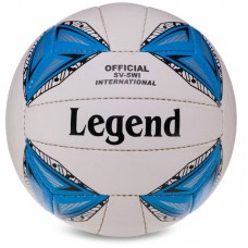 М"яч волейбольний Legend №5 PU білий-синій, код: VB-3127_BL-S52