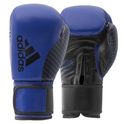 Рукавички з ліцензією Adidas Wako 10oz для боксу та кікбоксингу, синій-чорний, код: 15581-1023