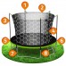 Батут Neo-Sport з внутрішньою 10 футів 312 см, чорно-зелений, код: NS-10W231-IN