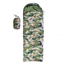 Спальник-ковдра Tactical Камуфляж зелений (1800+300)х750 мм, код: S1005B-WS Спальник-ковдра Tactical Камуфляж зелений (1800+300)х750 мм, код: S1005B-WS