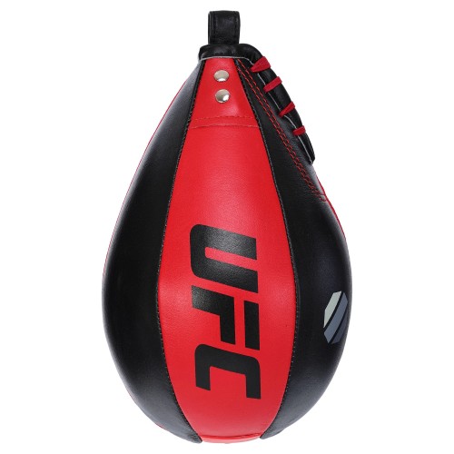 Груша пневматична підвісна UFC 22см 9х6", чорний-червоний, код: UHK-69751-S52