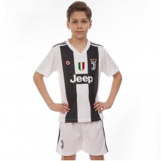 Форма футбольная детская PlayGame Juventus домашняя 20-28/6-14 лет, 110-155 см, код: CO-8020-S52