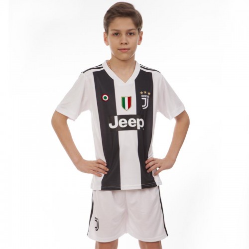 Форма футбольна дитяча PlayGame Juventus домашня, розмір 20, вік 6років, зріст 110-115, код: CO-8020_20