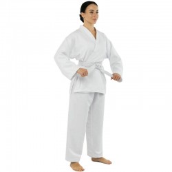 Кімоно для карате FitBox, розмір 000 (зріст 120 см), білий, код: BO-1649_000