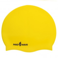 Шапочка для плавання MadWave Intensive жовтий, код: M053501_Y