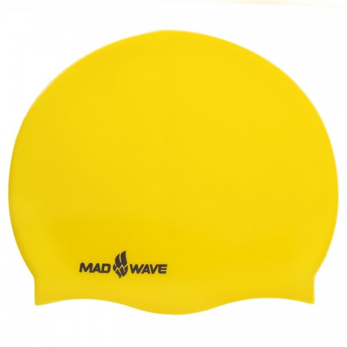 Шапочка для плавання MadWave Intensive жовтий, код: M053501_Y