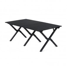 Розкладний стіл великий Naturehike CNK2300JU010 1180х600х440 мм, алюміній, чорний, код: 6976023929007-AM