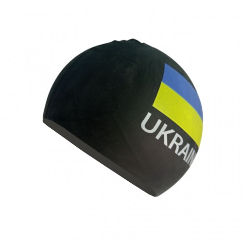 Шапочка для плавання SNS FL Прапор, чорний, код: 12655-SNS Шапочка для плавання SNS FL Прапор, чорний, код: 12655-SNS