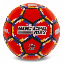 М"яч футбольний Soccermax №5 PU, червоний, код: FB-6525_R