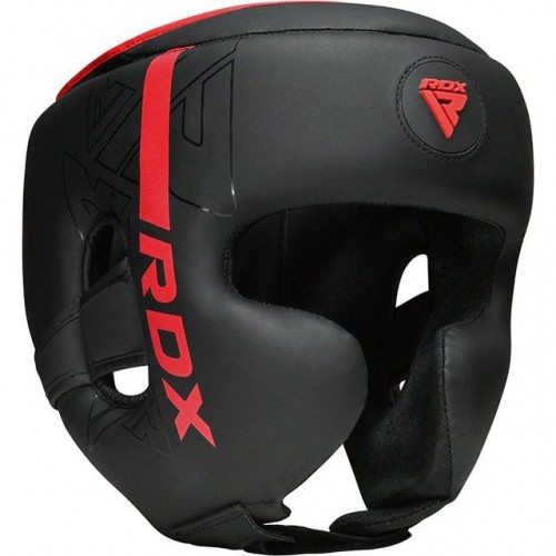 Боксерський шолом RDX F6 Kara Matte Red XL, код: HGR-F6MR-XL