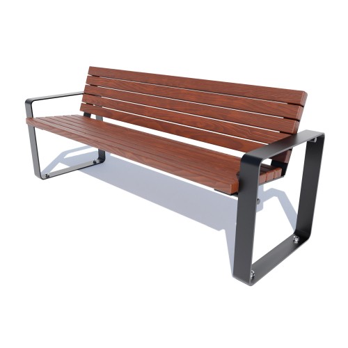 Лавка паркова Miros 1760х600х730 мм, код: DIO981 Лавка паркова Miros 1760х600х730 мм, код: DIO981