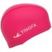 Шапочка для плавання Yingfa, малиновий, код: C0077_M