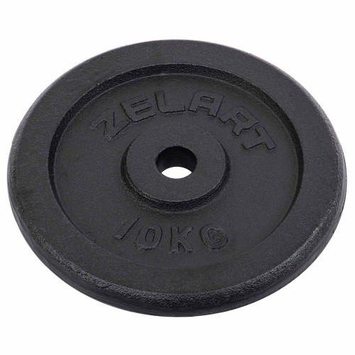 Млинці (диски) сталеві d-30мм Zelart 10кг, чорний, код: TA-7785-10-S52