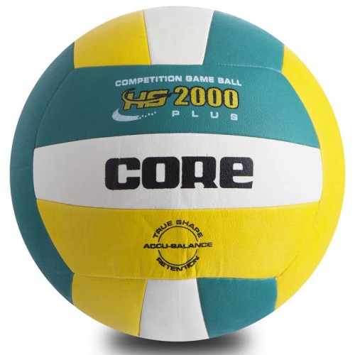 М"яч волейбольний Core Hybrid №5 PU, зелений-жовтий-білий, код: CRV-029