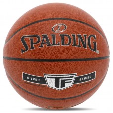 М'яч баскетбольний Composite Leather Spalding TF Silver №7, помаранчевий, код: 76859Y-S52 М'яч баскетбольний Composite Leather Spalding TF Silver №7, помаранчевий, код: 76859Y-S52