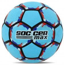 М"яч футбольний Soccermax №5, блакитний, код: FB-4360_N