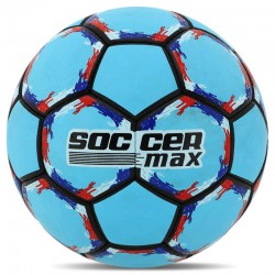 М"яч футбольний Soccermax №5, блакитний, код: FB-4360_N