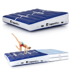 Надувний килимок для гімнастики Insportline Airincline 200x200x40 см, код: 23350-IN